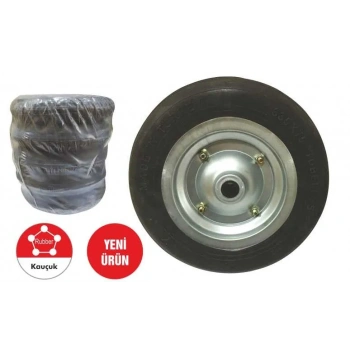 HEYF Tkr 001 El Arabası Tekeri Dolgu Teker Burçlu