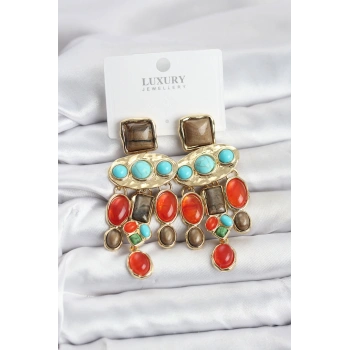 HEYF Vintage Sallantılı Kadın Küpe