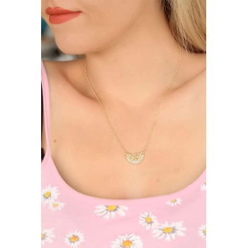 HEYF Zirkon Taşlı Bayan Kolye