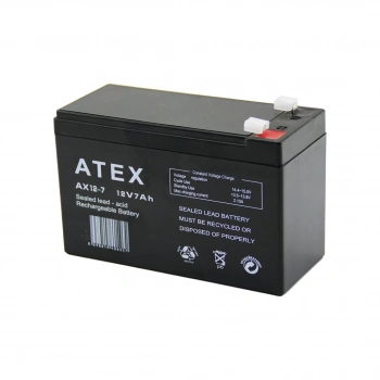 Atex Ax-12 ( Kalın ) Kuru Akü ( 12v-7ah ) Amper*10