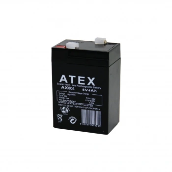 Atex Ax-604 ( Kalın ) Kuru Akü 6v-4ah Amper*20