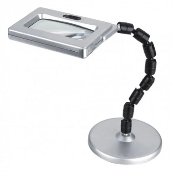 HEYF Masa Üstü Akrobat    2.5x100x50.80x20 Mercekli Işıklı Büyüteç