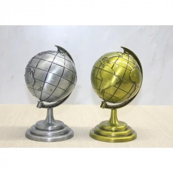 Metal Dünya Küre Model 1
