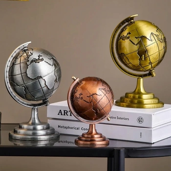 HEYF Metal Dünya Küresi