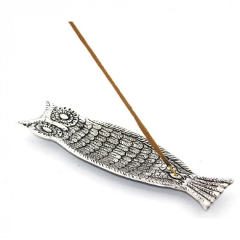 Metal Kayık Baykuş Tasarımı Tütsülük Model 1