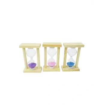 HEYF Mini Boy Ucuz Ahşap Kum Saati