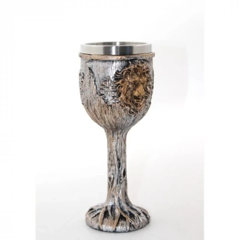 Paslanmaz Çelik Aslan Büstü Kadeh Bardak