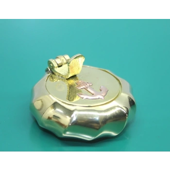 HEYF Pirinç Çapalı Kapaklı Küllük 4157/2