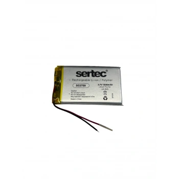 Sertec 503759 3.7v 1200 Mah Li-polymer Pil (devreli/1.5a)