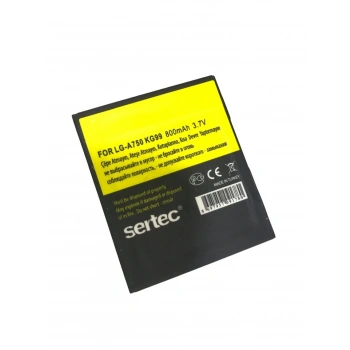 Sertec - Lg-kg99 / Lg-a750	uyumlu Batarya