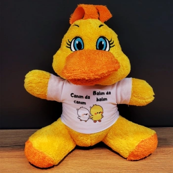 HEYF Sevimli Canım Da Canım Balım Da Balım Tasarımlı Peluş Civciv Oyuncak