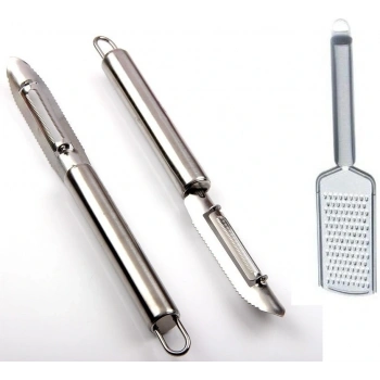 Soyacak Ve Rende 2li Set Paslanmaz Çelik İnox