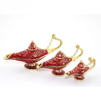 Swarovski Taşlı 3lü Alaaddin Lambası