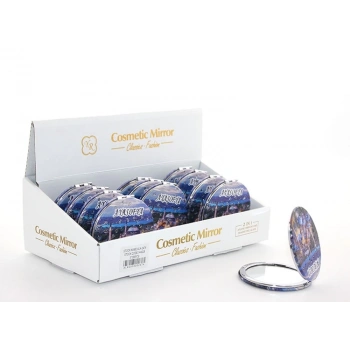 HEYF Taşlı İstanbul Tasarımı El Aynası İnce Alk2924