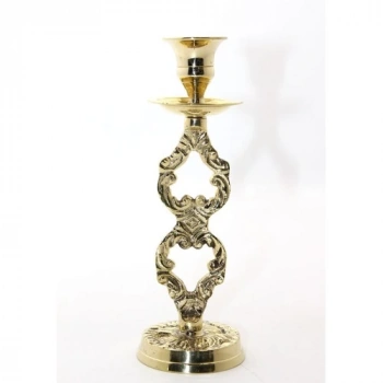 Tekli Pirinç Şamdan Model 4