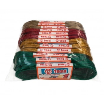 HEYF Temsan 12 Li Pvc Kaplama 10 Metre Çelik Çamaşır İpi