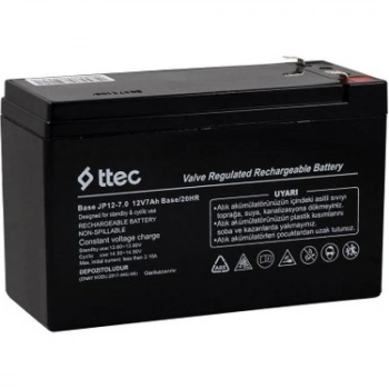Ttec 12v 7 Ah Base Kuru Bakımsız Akü