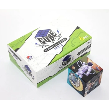 HEYF Uzay Temalı Küp Yapboz 8935