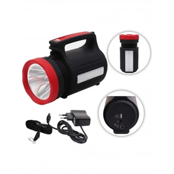 HEYF Wıson Ws-3580 Uzun Menzilli Led El Feneri 28saat Çalışma Süresi 10watt