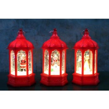 HEYF Yılbaşı Temalı Işıklı Kar Küresi Alk3218