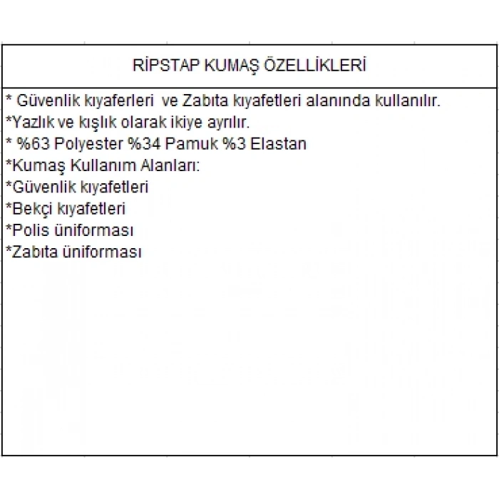 Reflektörlü, Özel Güvenlik Yağmurluk, Panço,