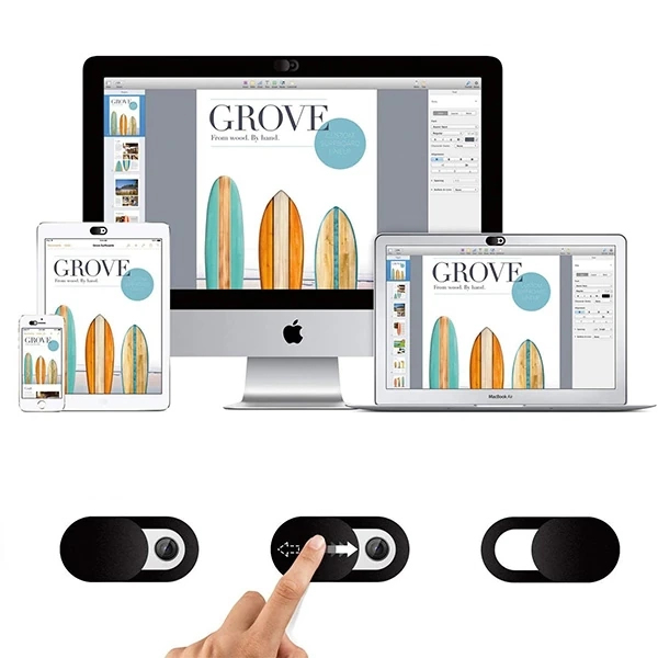 Buti̇k Ally 3 Adet Webcam Cover Notebook Ve Telefon Kamera Kapatıcı Gi̇zleyi̇ci̇-(5775)