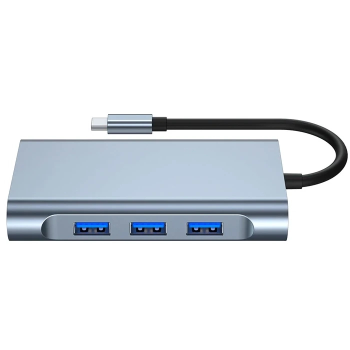 Buti̇k Ally 7İn1 Usb 3.0 + Hdmı + Rj45 + Type-C Hub Adapt&ouml;r &Ccedil;evi̇ri̇ci̇ Dock Stati̇on-(5775)