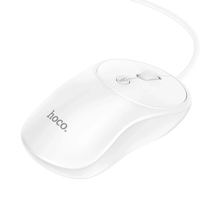 Buti̇k Hoco Gm13 Bussi̇nes 1600Dpı 4D Y&uuml;ksek Hassasi̇yet Kablolu Opti̇k Mouse-(5775)