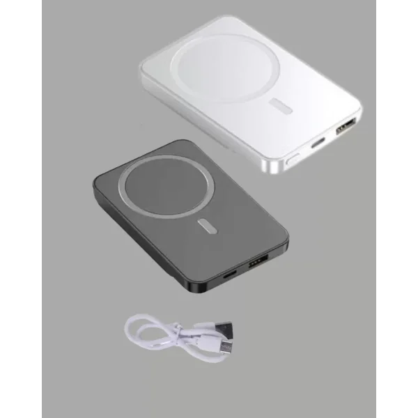 10000mAh Kapasiteli Manyetik USB-C ve Kablosuz Powerbank W09