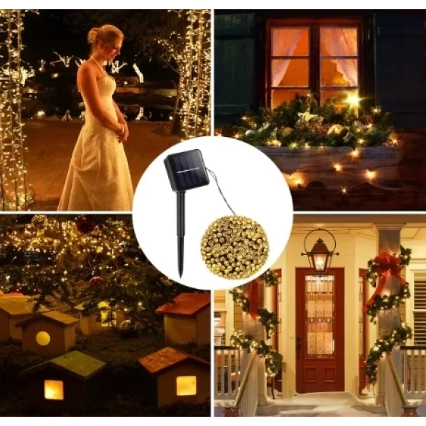 11m 100 Led Gün Işığı Solar Mz-66 Ve Mz-321