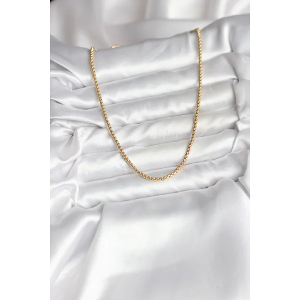 14K Gold Renk Kaplama Zincir Model CM Kadın Kolye
