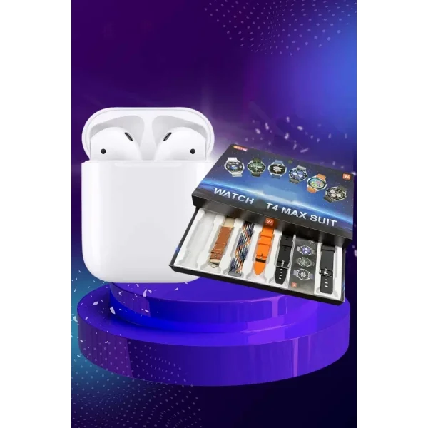 2025 Model Akıllı Saat ve 2.Nesil TWS Bluetooth Kulaklık Yüksek Ses Kaliteli