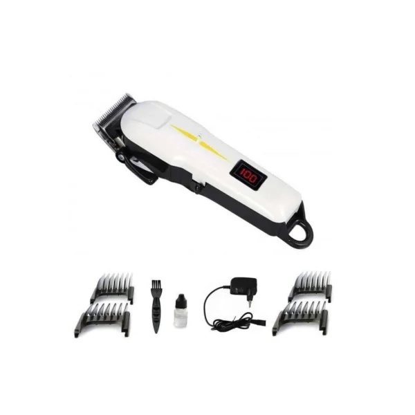 2025 Model Şarjlı Dijital Saç Sakal Tıraş Makinesi Islak Kuru Kullanıma Uygun