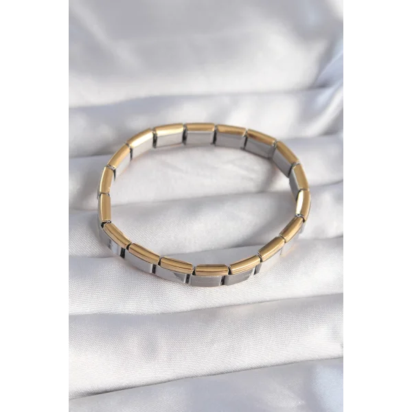 316L Çelik Çift Renk Yazılı Nomination Bileklik