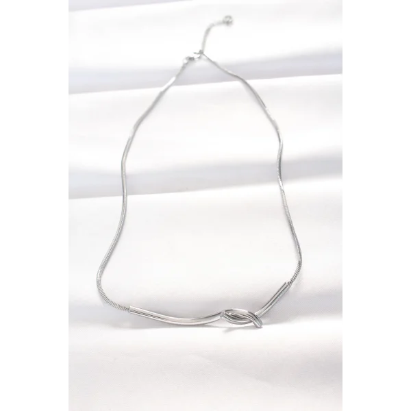 316L Çelik Silver Renk Kolye