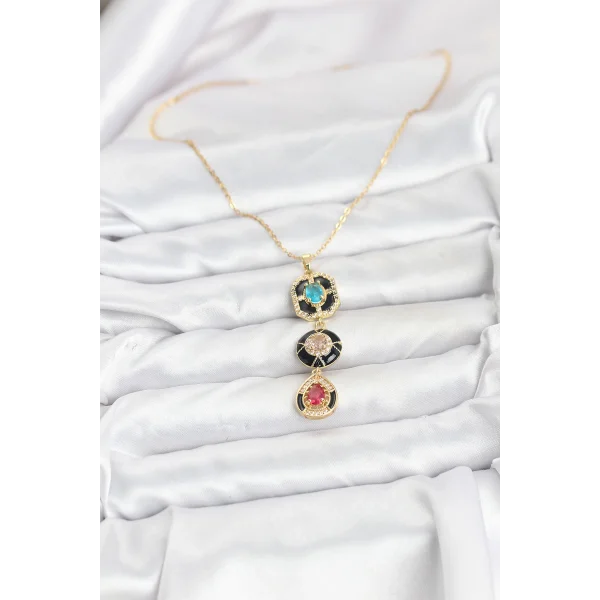 316L Çelik Vintage Model Kadın Kolye