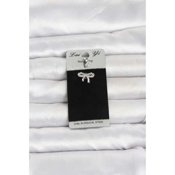 316L Cerrahi Çelik Fiyonk Model Göbek Piercing