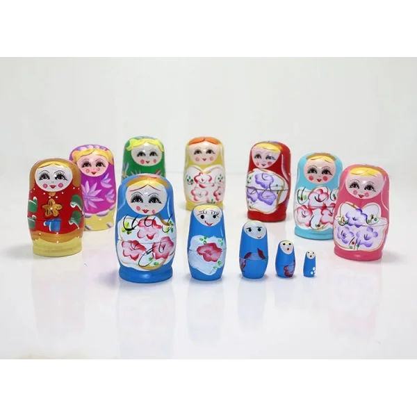 5li Ahşap Matruşka Alk1204