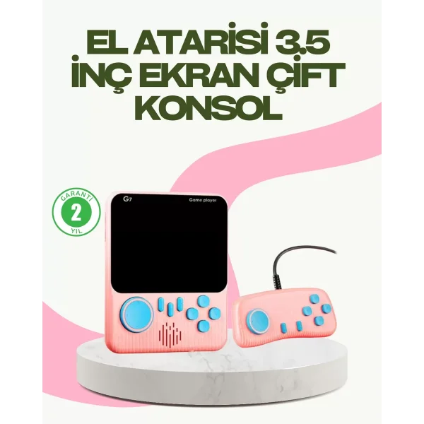 666 Oyunlu Retro Game Console – TV ve Çift Gamepad Desteği