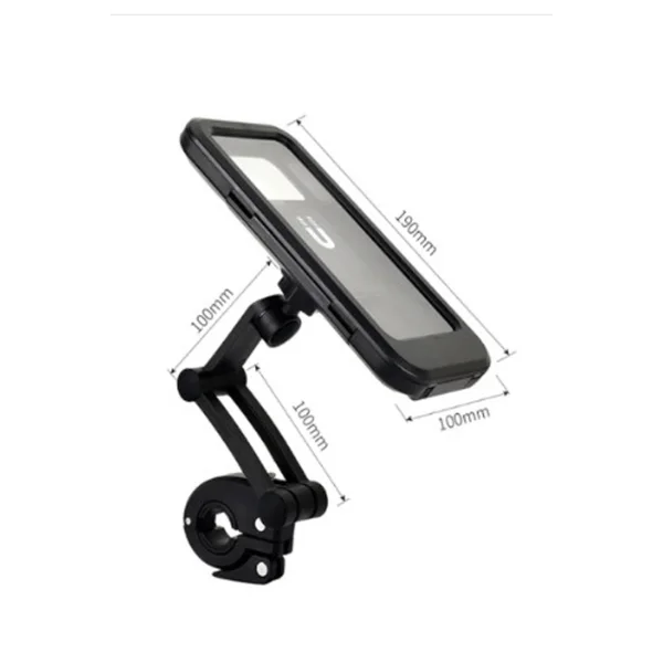 Gidon Bağlantılı Su Geçirmez Mıknatıslı Motorsiklet Telefon Tutucu