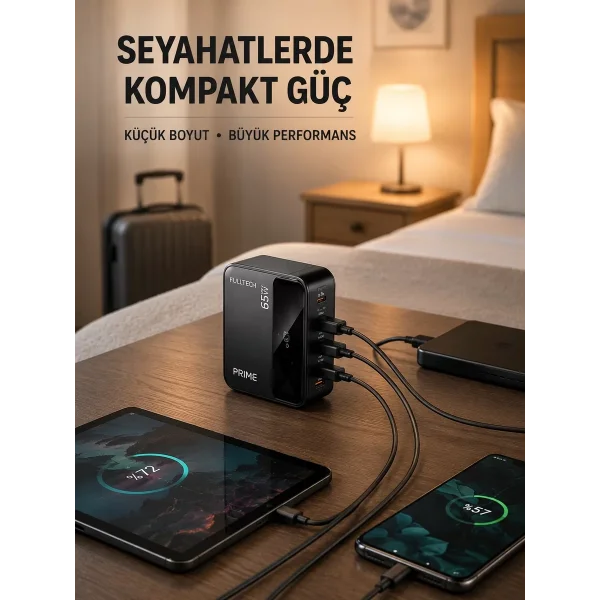 Akıllı Güç Dağılımlı 4 Girişli Şarj İstasyonu