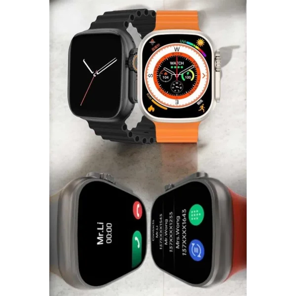 Akıllı Saat Android Ve İOS Uyumlu Arama Cevaplayan Dokunmatik Ekran