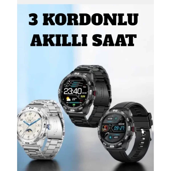 Akıllı Saat Arama Cevaplayan Titreşim Özelliğiyle Bildirim Görebilen