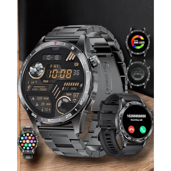 Akıllı Saat Arama Cevaplayan Titreşim Özelliğiyle Bildirim Görebilen