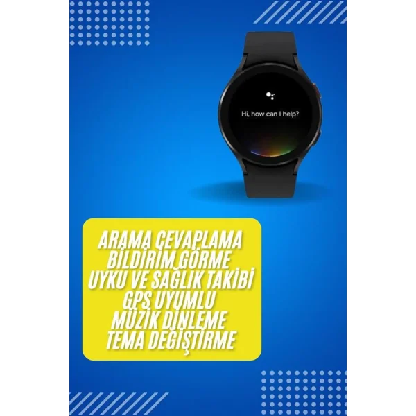 Akıllı Saat Çok Fonksiyonlu Çağrı Cevaplayabilen Bildirim Görme Uzun Pil Ömrü