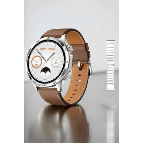 Akıllı Saat Titreşimli Amoled Ekran Uyku ve Sağlık Takibi Sesli Görüşme