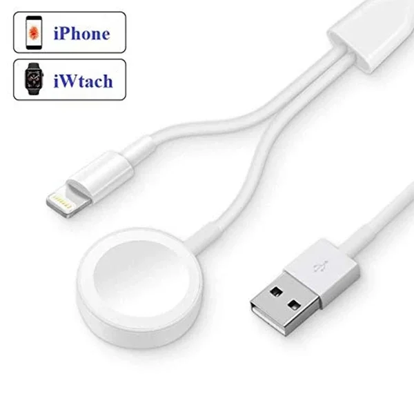 Ally 2in1 Apple Watch Şarj- İPhone Usb Şarj Kablosu-(5775)