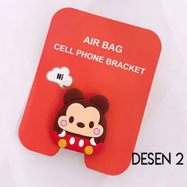 Ally 3d Sevimli Hayvanlar Pop Stand Telefon Tutucu-(5775)