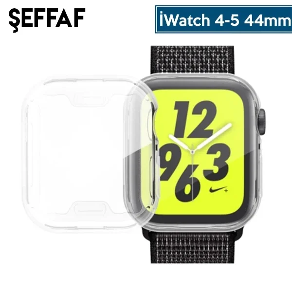 Ally Apple İWatch  44mm 360 Koruma Ultra Slim Silikon Kılıf-(5775)