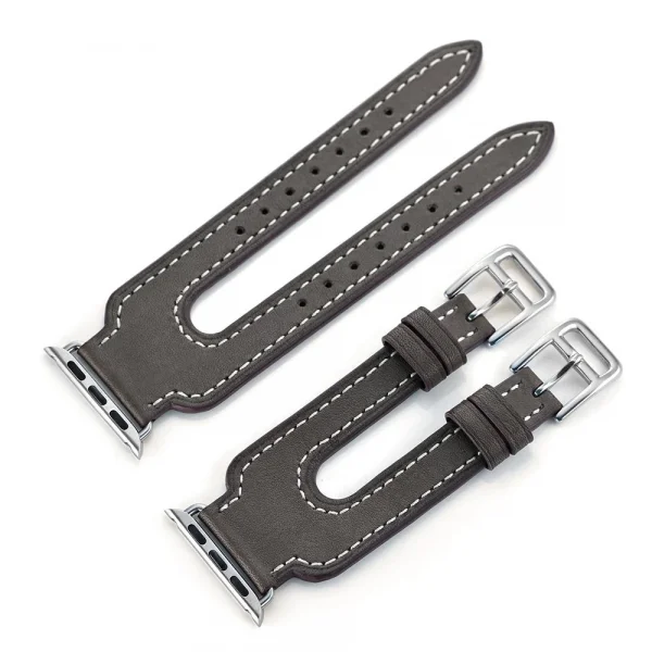 Ally Apple Watch 7-8 41mm 6-5-4 40mm Çift Kayış Kordon Kayış 3-2-1 38mm-(5775)